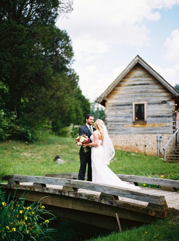 Romantic Pink and White Mountain Wedding