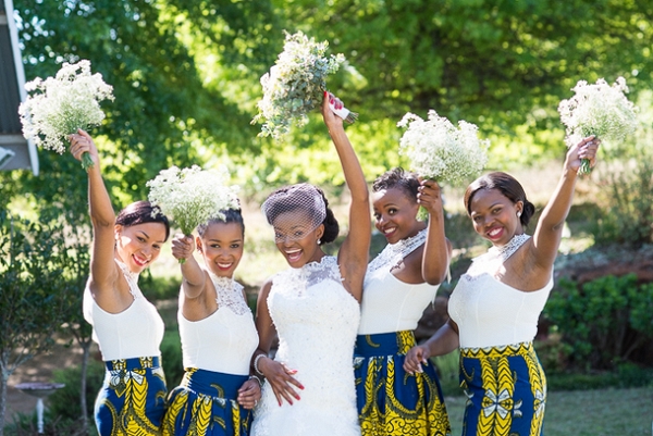 Sunny African Print Wedding