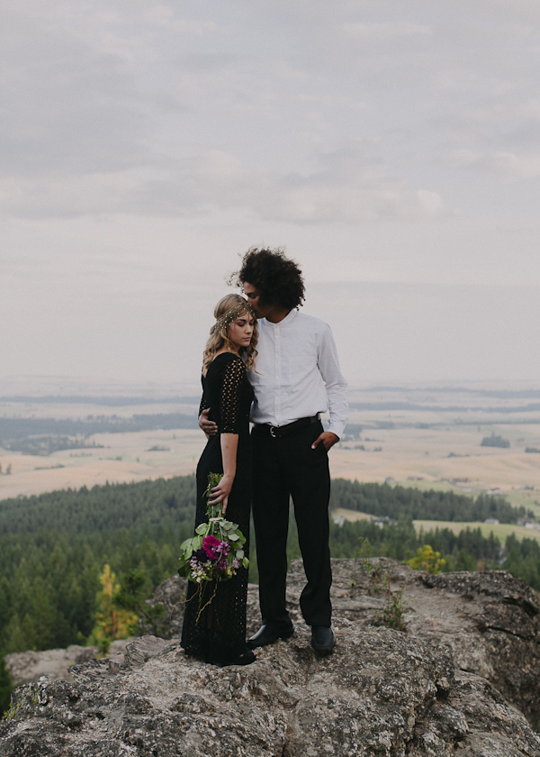 Bold Mountaintop Engagement Session