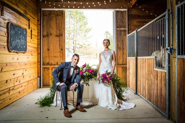 Jewel Tone Equestrian Wedding In North Carolina