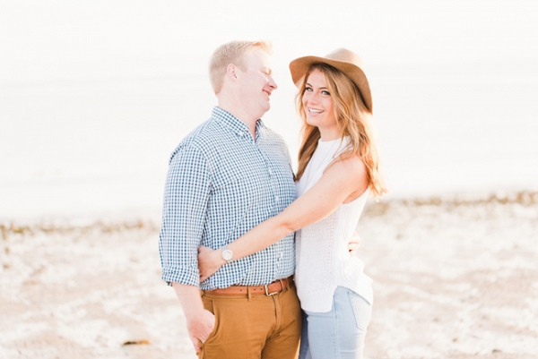 Sun-Kissed Beach Engagement