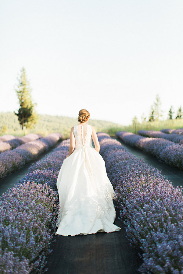 Gorgeous Lavender Farm Styled Shoot