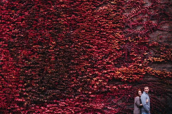 Fall Foliage Engagement Session