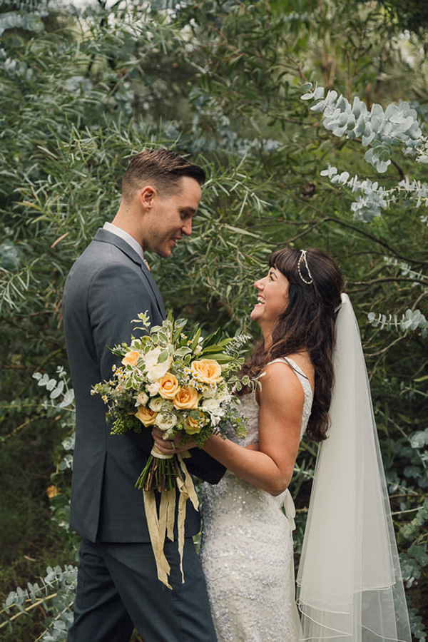 Peach & Apricot Garden Wedding