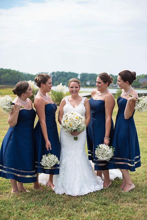 Nautical Waterside Wedding with Baseball Lovers