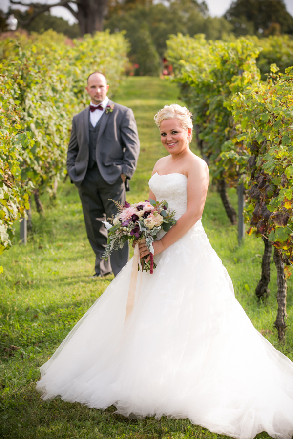 Glam Fall Virginia Vineyard Wedding