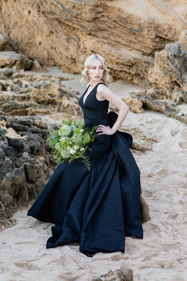 Black & White Ocean Bridal Ideas