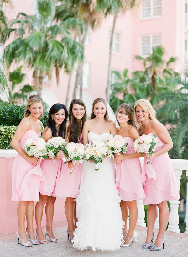 Pretty Pink Florida Wedding