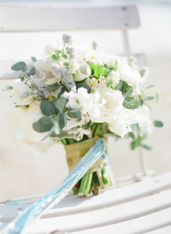 Watercolor Seaside Wedding Inspiration