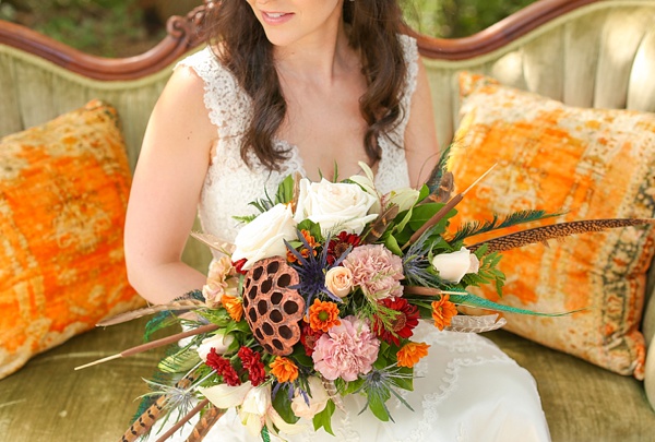 Vibrant and Eclectic Boho Fall Wedding Inspiration