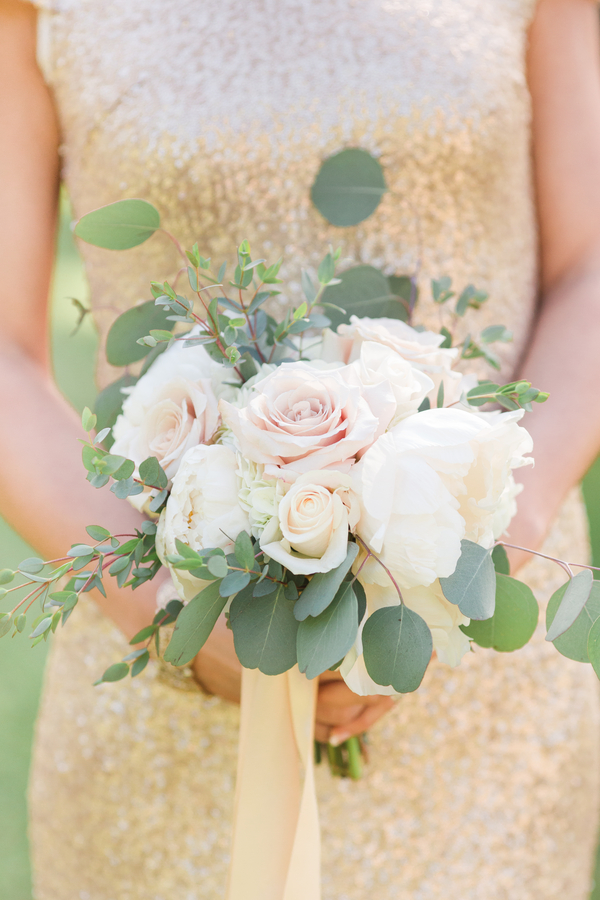 A Dreamy Blush and Gold Rustic Wedding