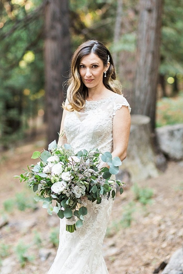 Organic Winter Wedding Inspo at Lake Arrowhead