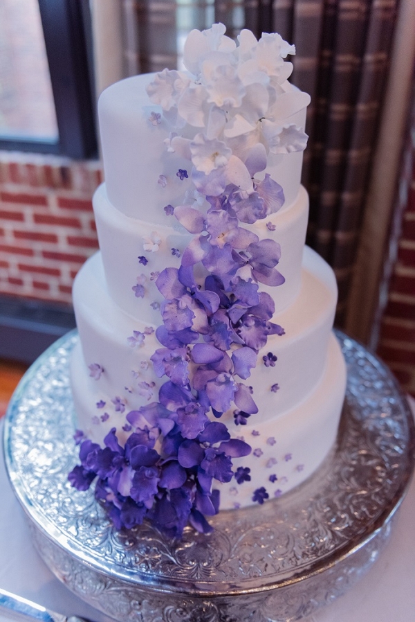 Purple Ombre Brunch Wedding