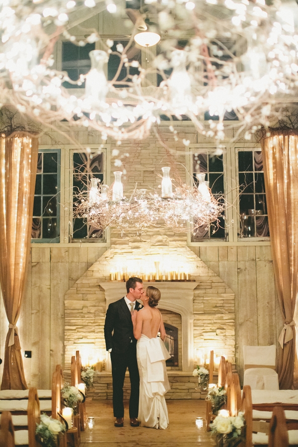 A Romantic Winter Wedding in the Snow