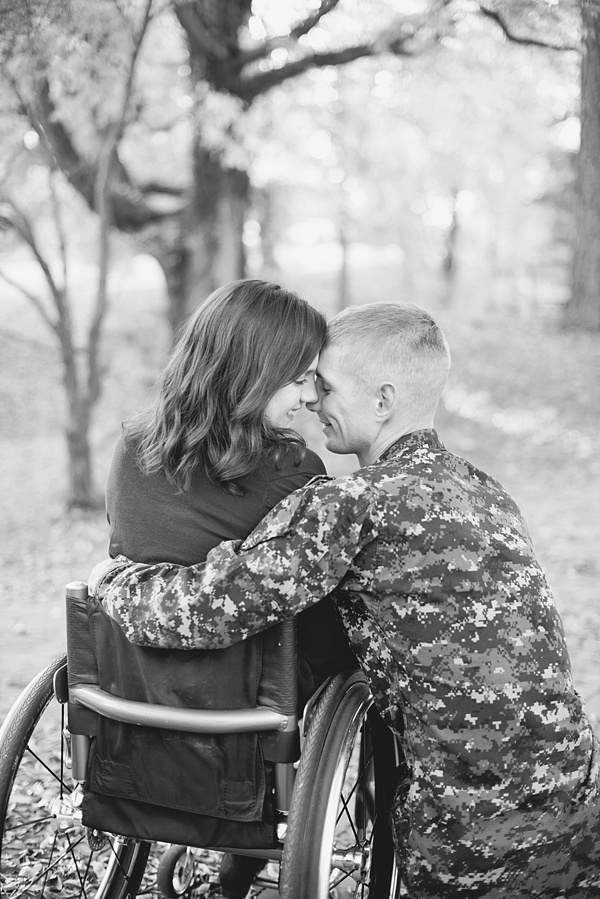 Romantic Military Engagement Session