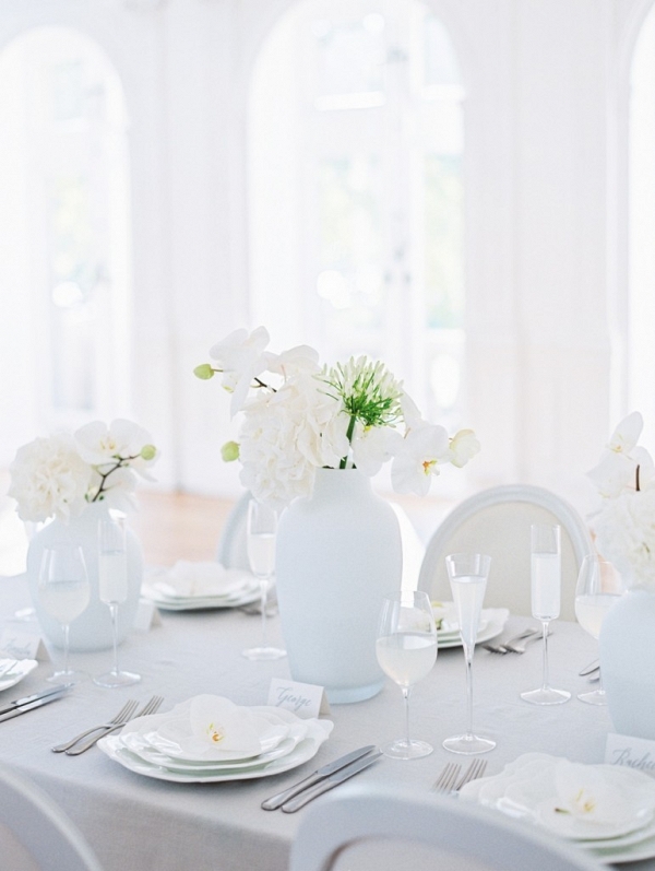 Pure White Elegant Wedding Inspiration