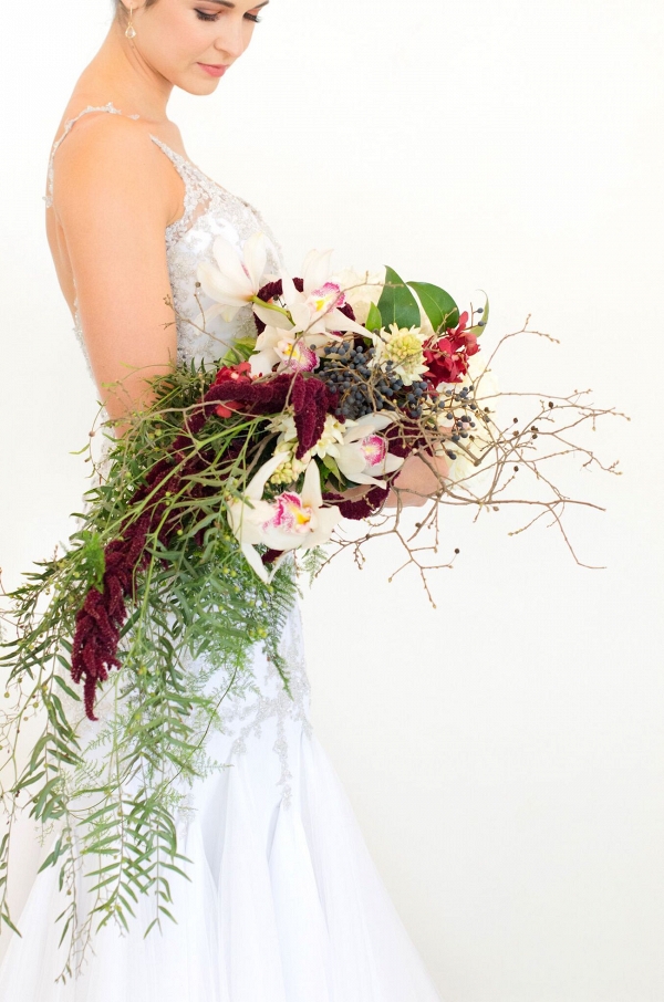 Emerald & Burgundy Christmas Wedding Inspiration