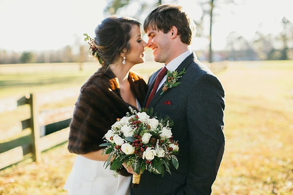 Festively Romantic Christmas Wedding