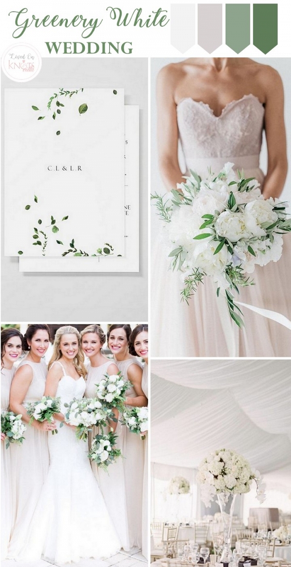 Greenery White Wedding Inspiration