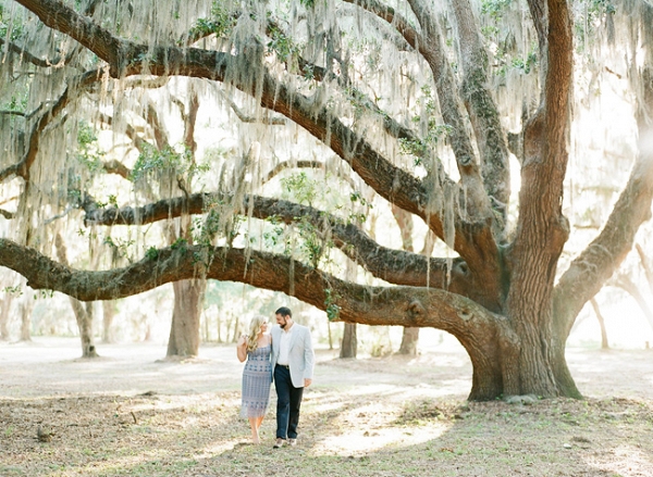 Romantic St. Simons Island Engagement