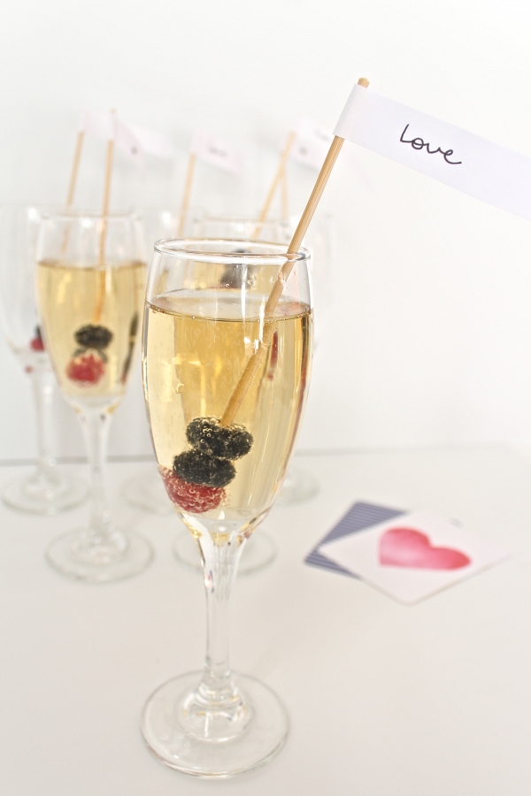 Berry Champagne Swizzle Sticks Tutorial