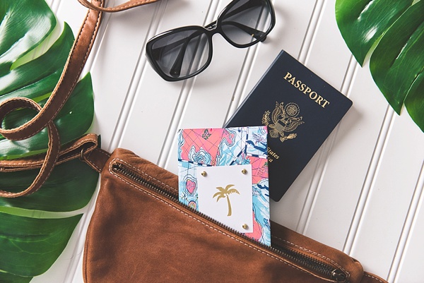 DIY Honeymoon Passport Cover