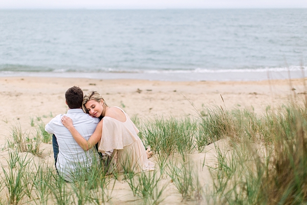 Pretty Pastels on the Beach Engagement