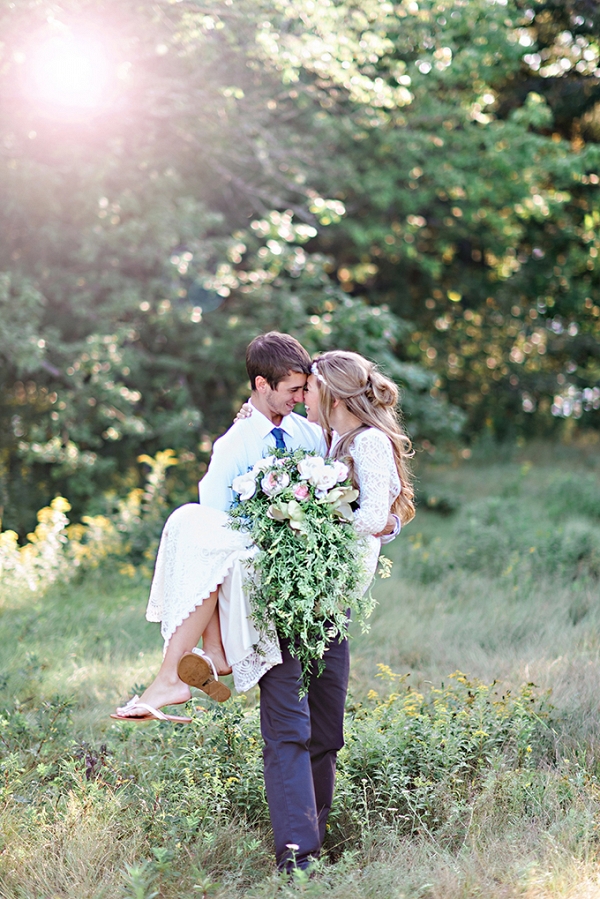 Intimate Lodge Wedding