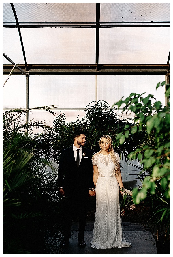 Intimate Greenhouse Elopement