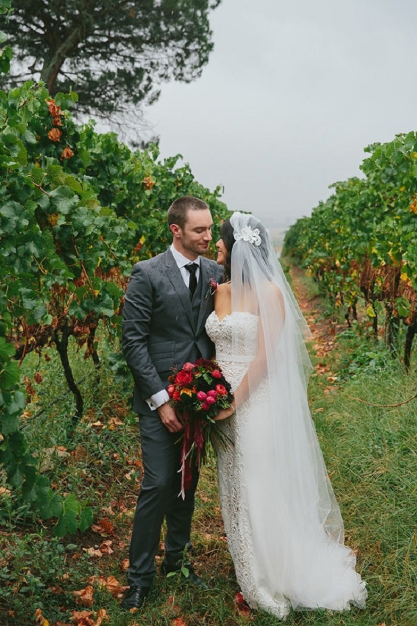 Colorful Yarra Valley Winery Wedding