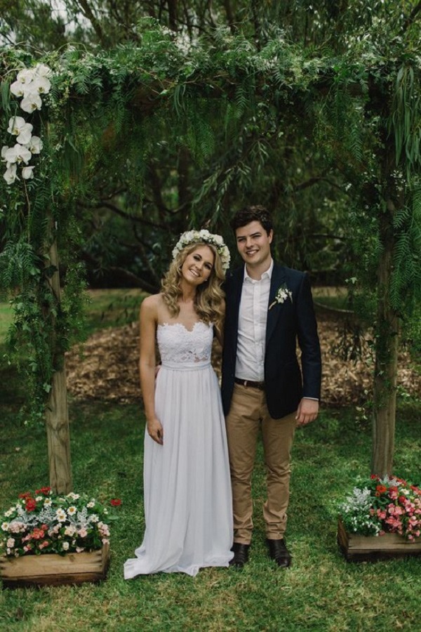 Fun Garden Wedding