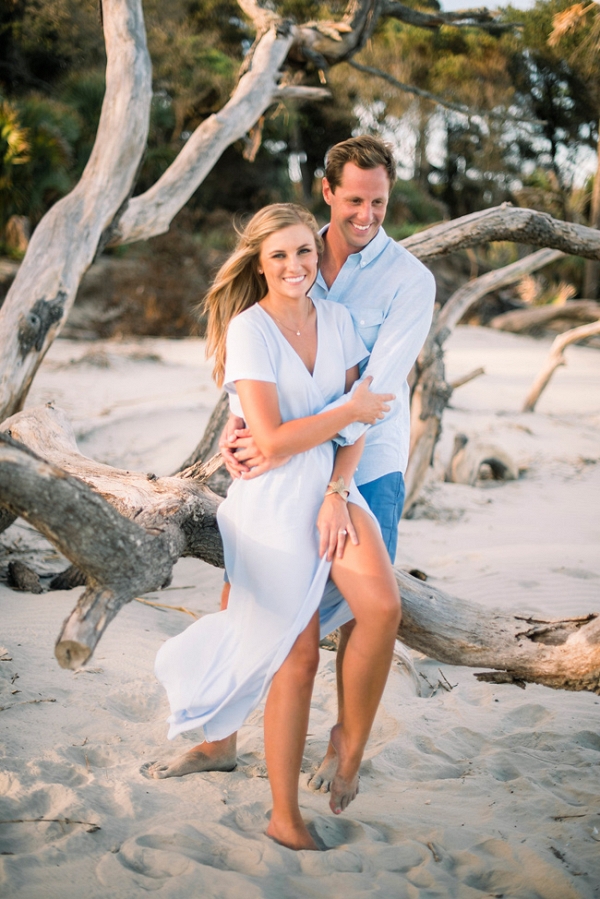 Dreamy Boneyard Beach Engagement