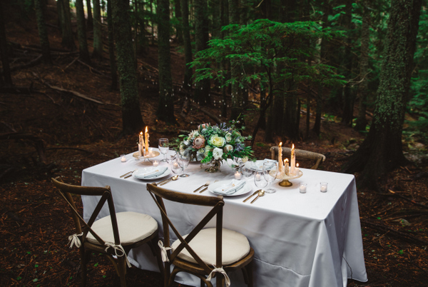 Ethereal Woodland Styled Shoot in Washington