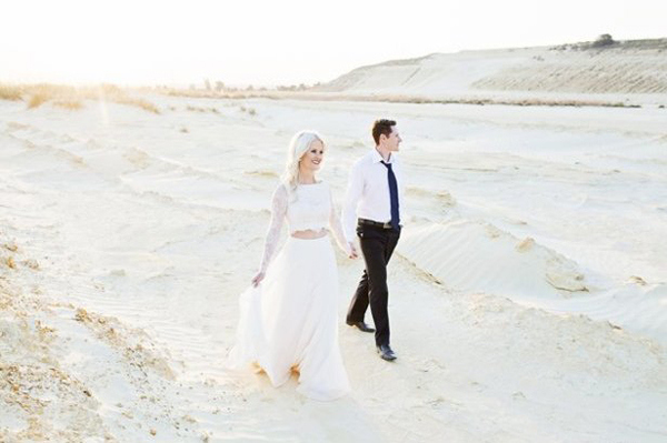 Glam Beach Wedding Inspiration