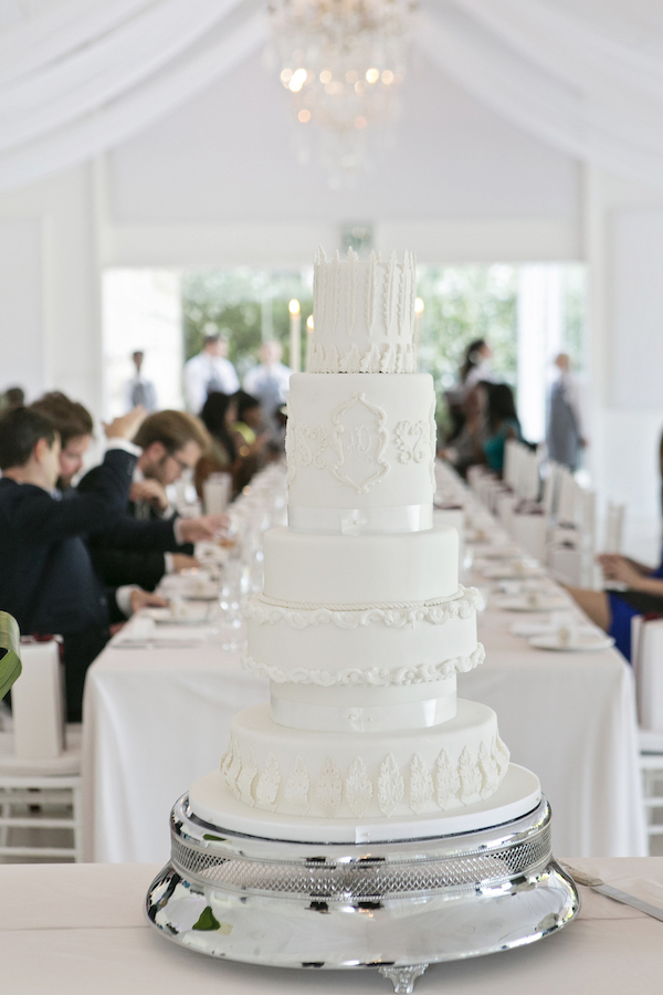 All White Estate Wedding