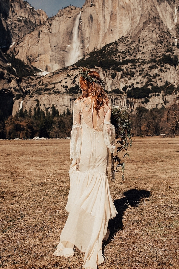 Intimate Bohemian Wedding Inspiration in Yosemite