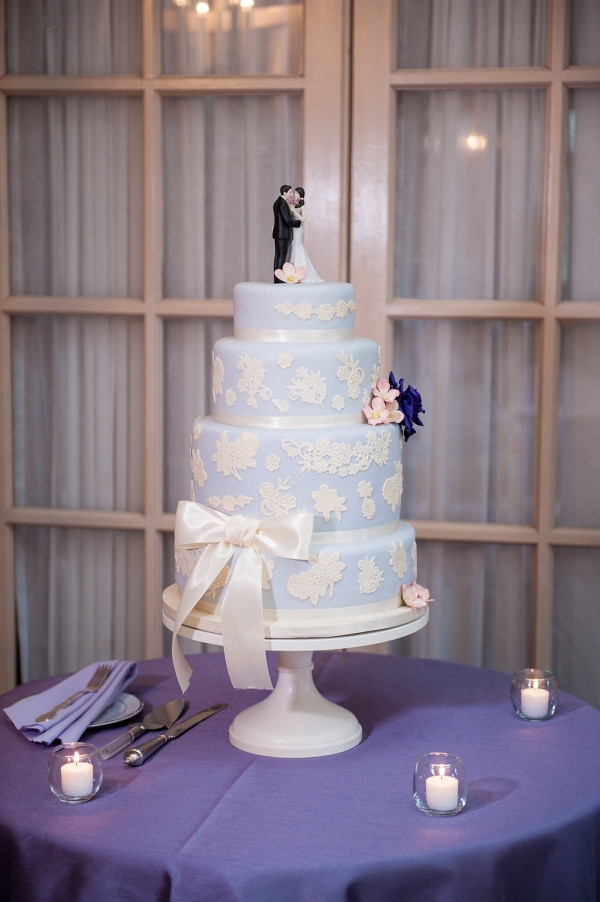 Pretty Ombre Purple Maryland Wedding