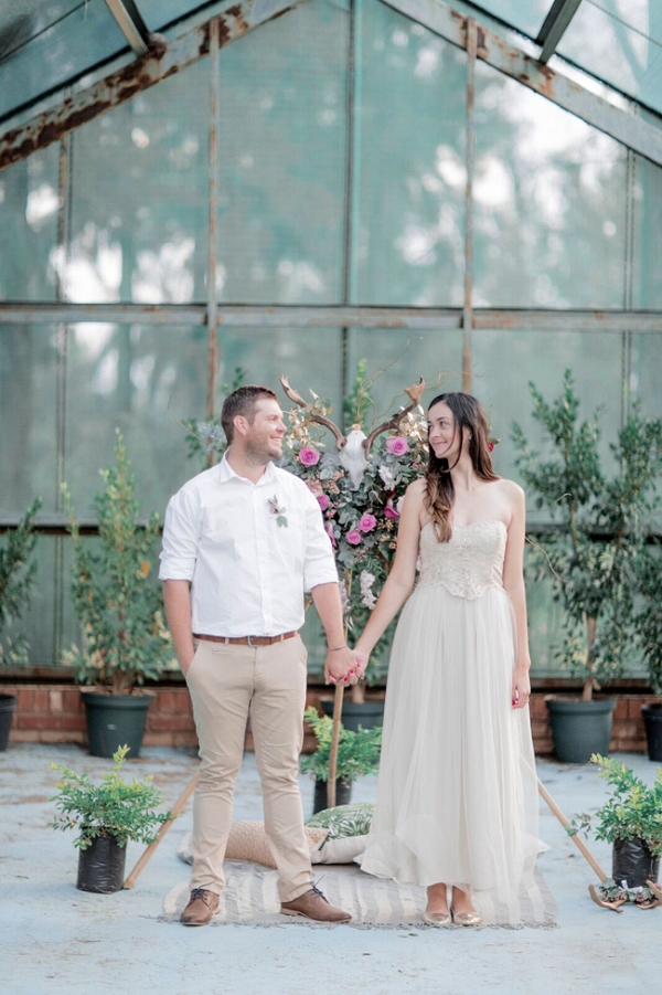 Botanical Boho Engagement Shoot