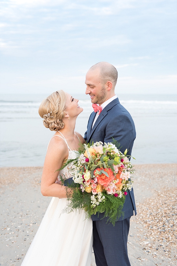 Colorful Summer Beachside Wedding