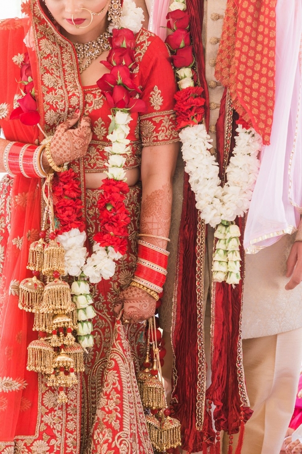 A Modern Hindu Wedding with Glitter & Pugs