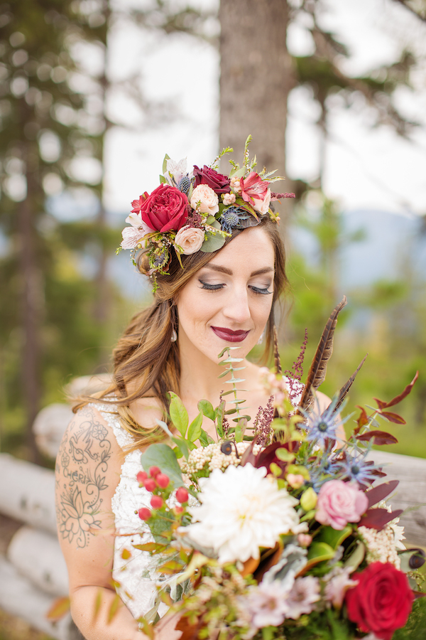 Colorful & Rustic Mountaintop Wedding Inspiration