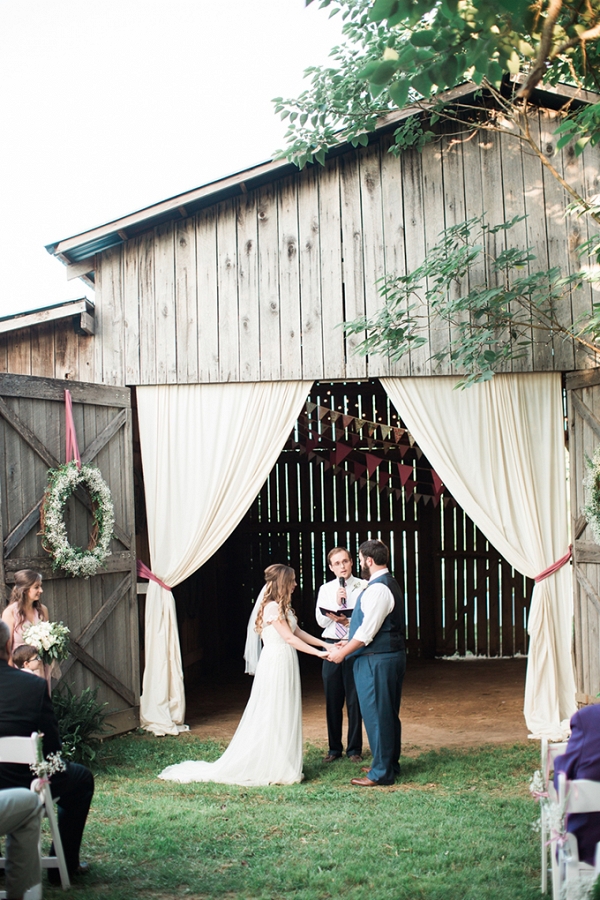 Handmade Vintage Barn Wedding