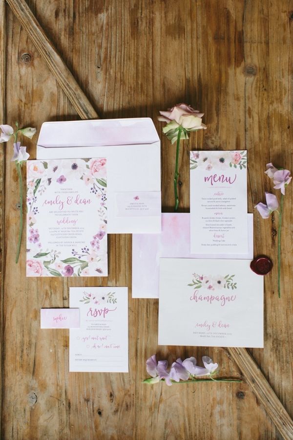 Romantic Lavender & Lilac Wedding Inspiration