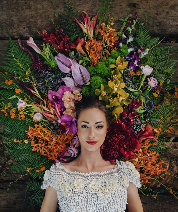 Gauguin Inspired Tropical Wedding Inspiration