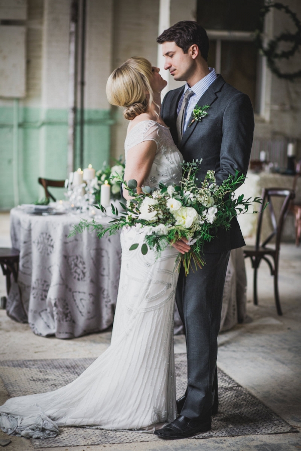 Timeless Green and Gray Wedding Inspiration