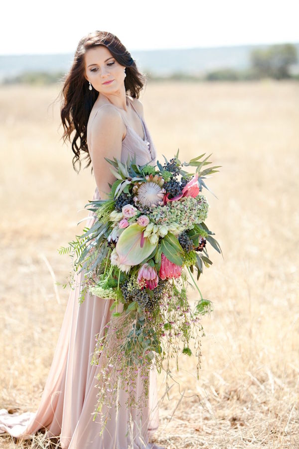 Romantic South African Protea Wedding Inspiration