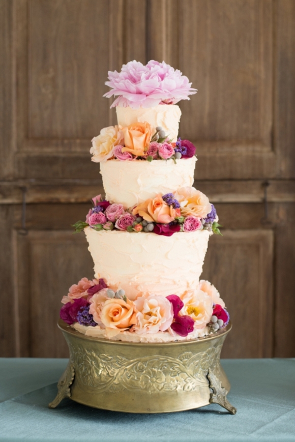 20 Fancy Floral Wedding Cakes