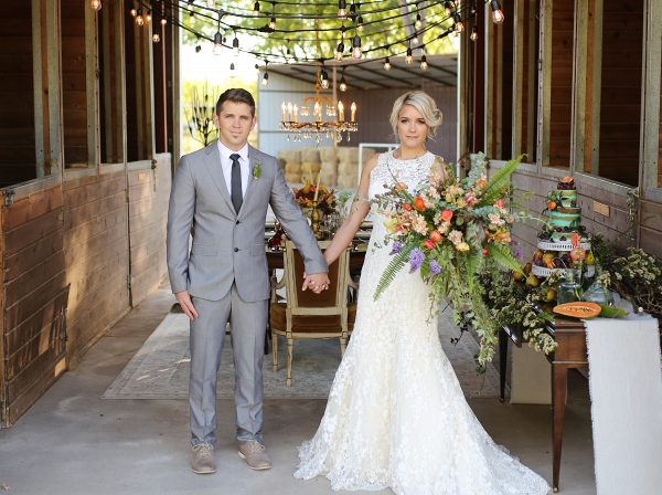 Intimate Barnyard Wedding Inspiration New Mexico