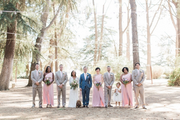 Rustic Lavender California Wedding