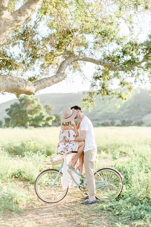 Whimsical Anniversary Session with Vintage Bike